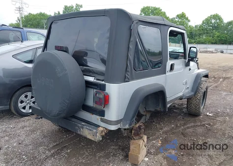 2004 Jeep Wrangler Sport from USA, damaged, VIN 1J4FA49S44P772575